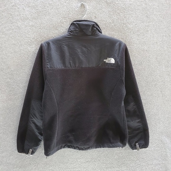 The North Face Women Jacket‎ Small Black Polartec Logo Full Zip Mock Neck - Picture 7 of 9